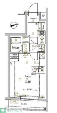 シャンファーレ東京ノースの物件間取画像
